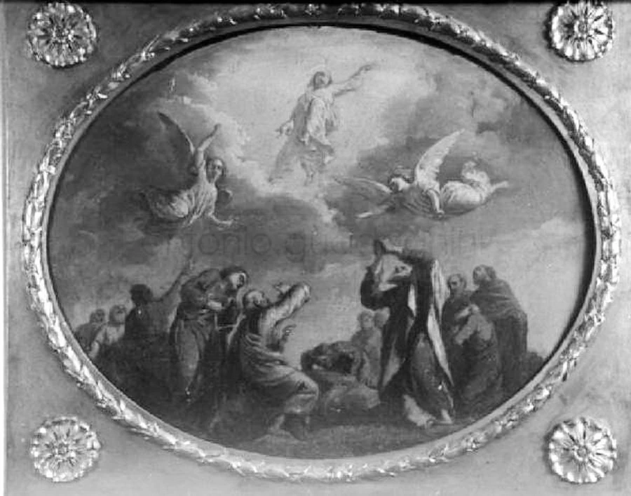 Ascenzione di Cristo - 1871, olio su tela cm. 33,5x43,5, Museo Civico di Breno (BS)